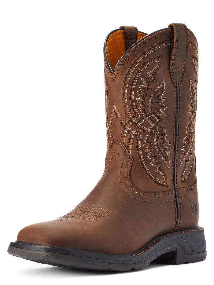 Ariat 10042412 Kids WorkHog XT Coil Western Boot Dirt Roads