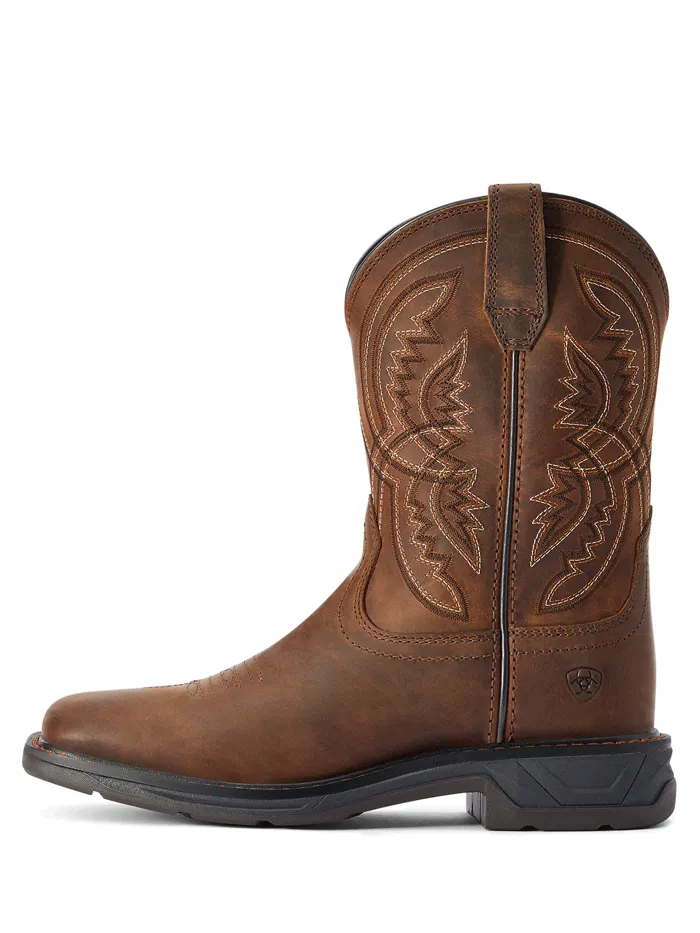 Ariat 10042412 Kids WorkHog XT Coil Western Boot Dirt Roads