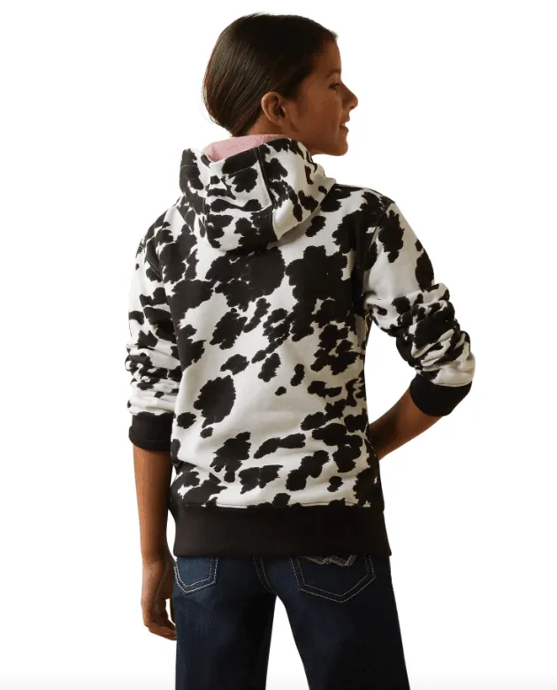 Ariat Girl's REAL Holstein Hoodie 10043813