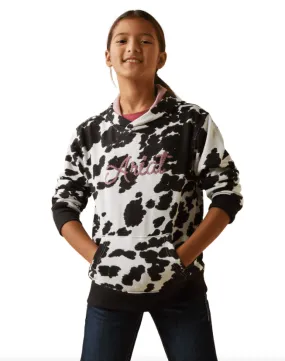 Ariat Girl's REAL Holstein Hoodie 10043813