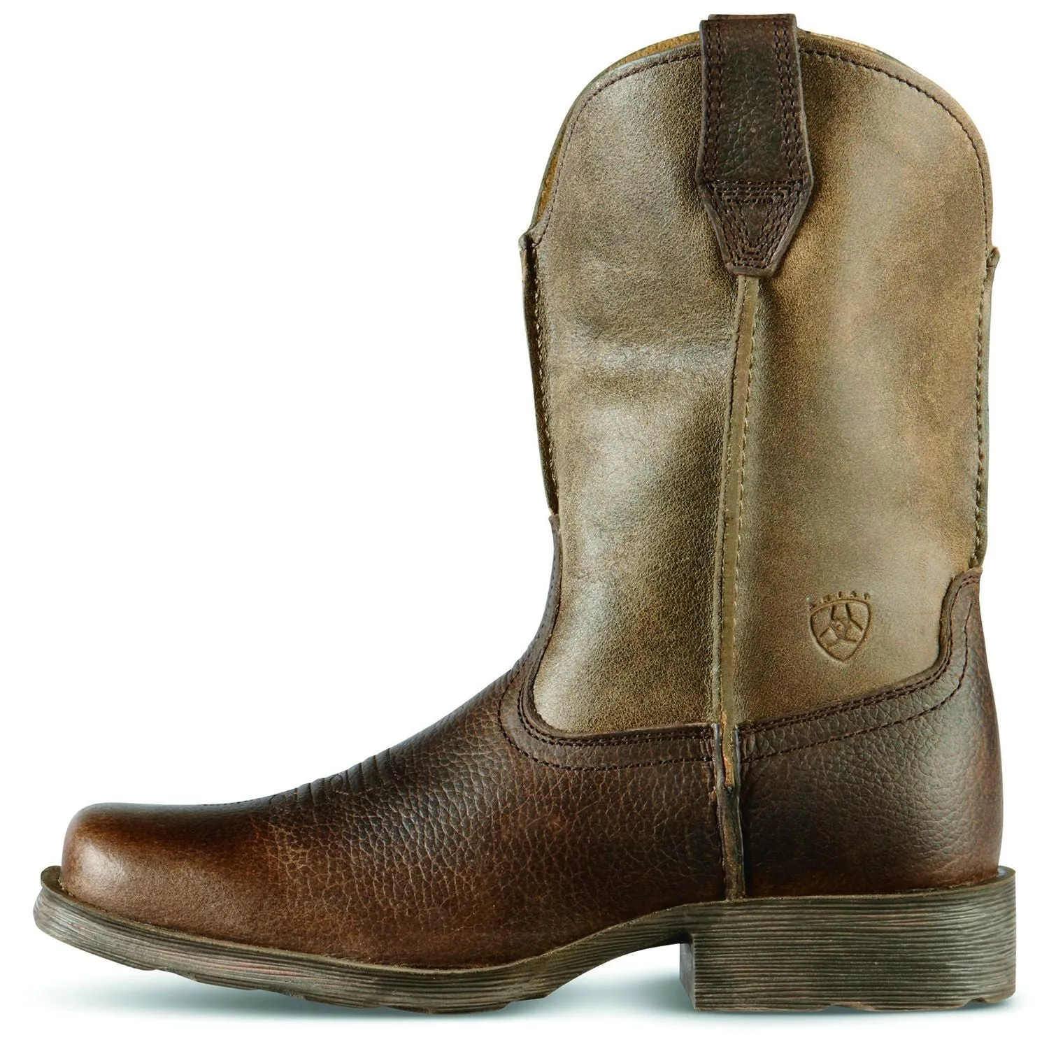 Ariat Kid's 6 Rambler Western Boots - Earth/Brown 10007602