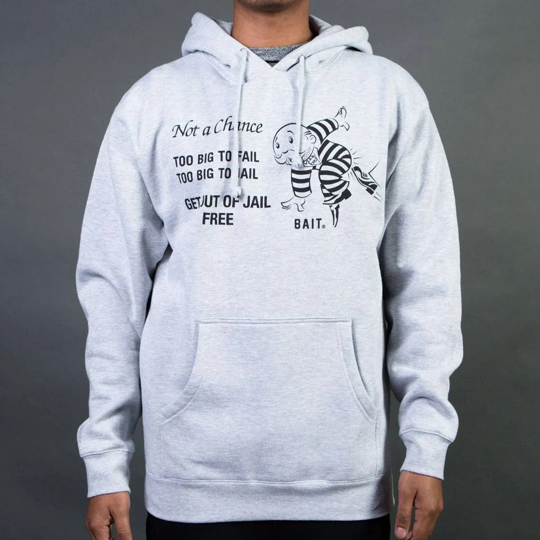 BAIT x Hasbro Monopoly Men Not A Chance Hoody (gray / heather)