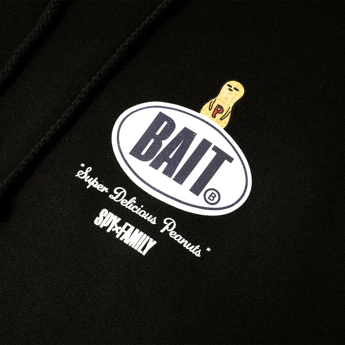 BAIT x Spy x Family Men Super Oshii Peanuts Hoody (black)