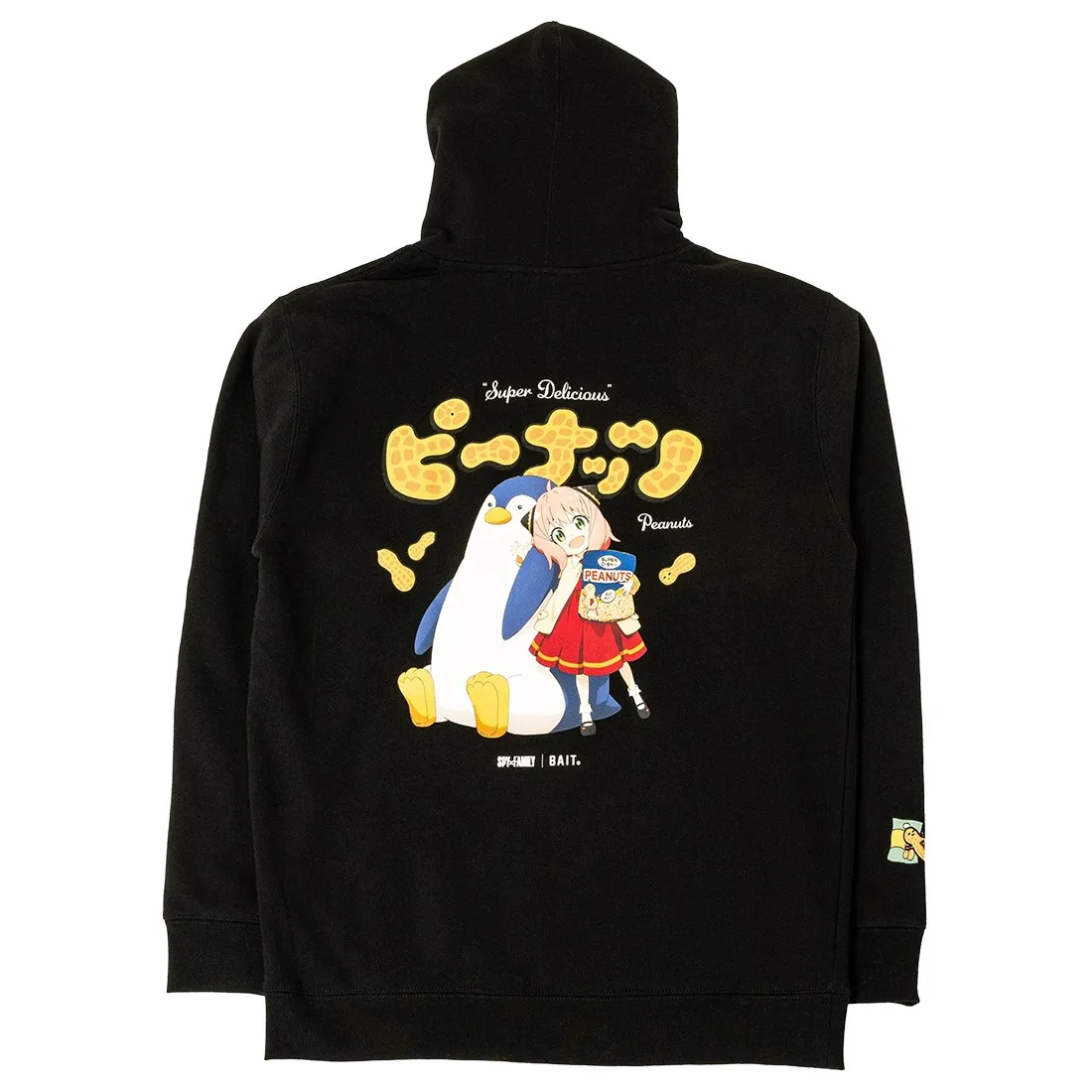 BAIT x Spy x Family Men Super Oshii Peanuts Hoody (black)