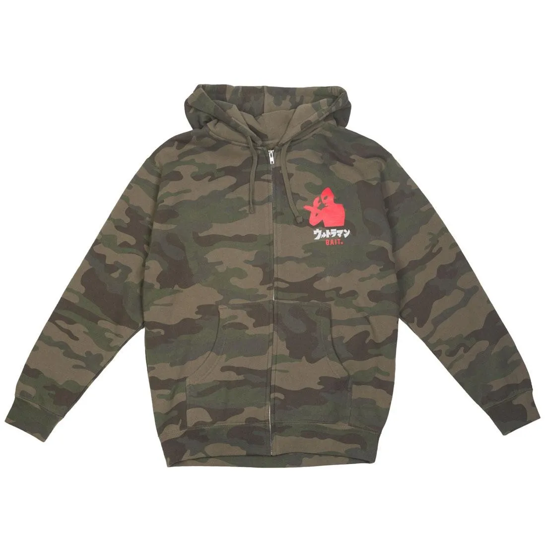 BAIT x Ultraman Men Specium Ray Zip Hoody (camo)