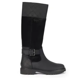 Barbour Womens Fareham Knee-High Boots Black