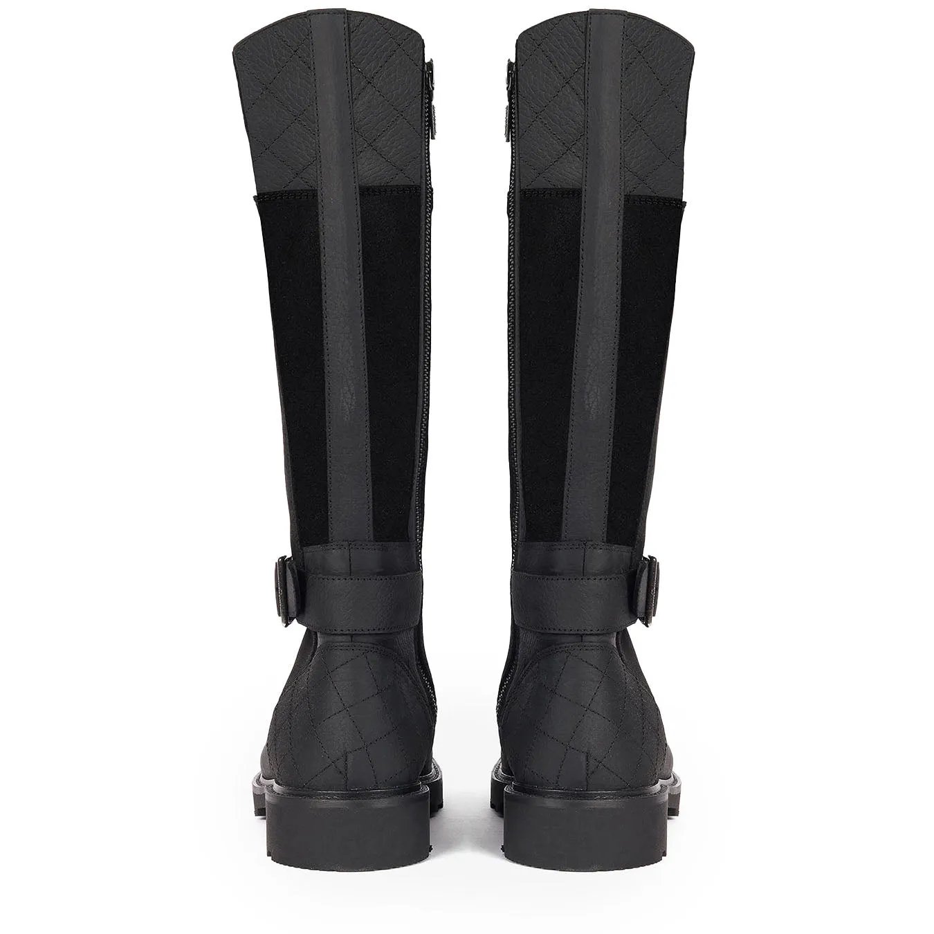 Barbour Womens Fareham Knee-High Boots Black