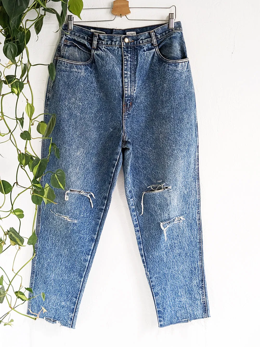 BB Medium Wash Distressed Jeans