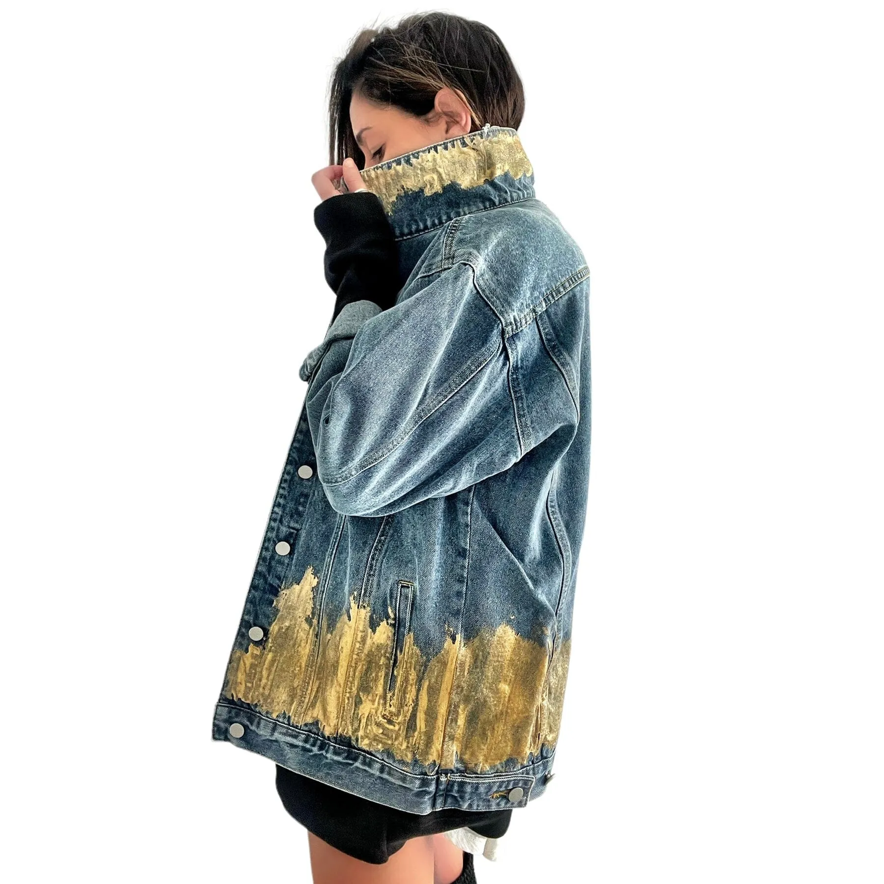 'Beyond Gold' Denim Jacket