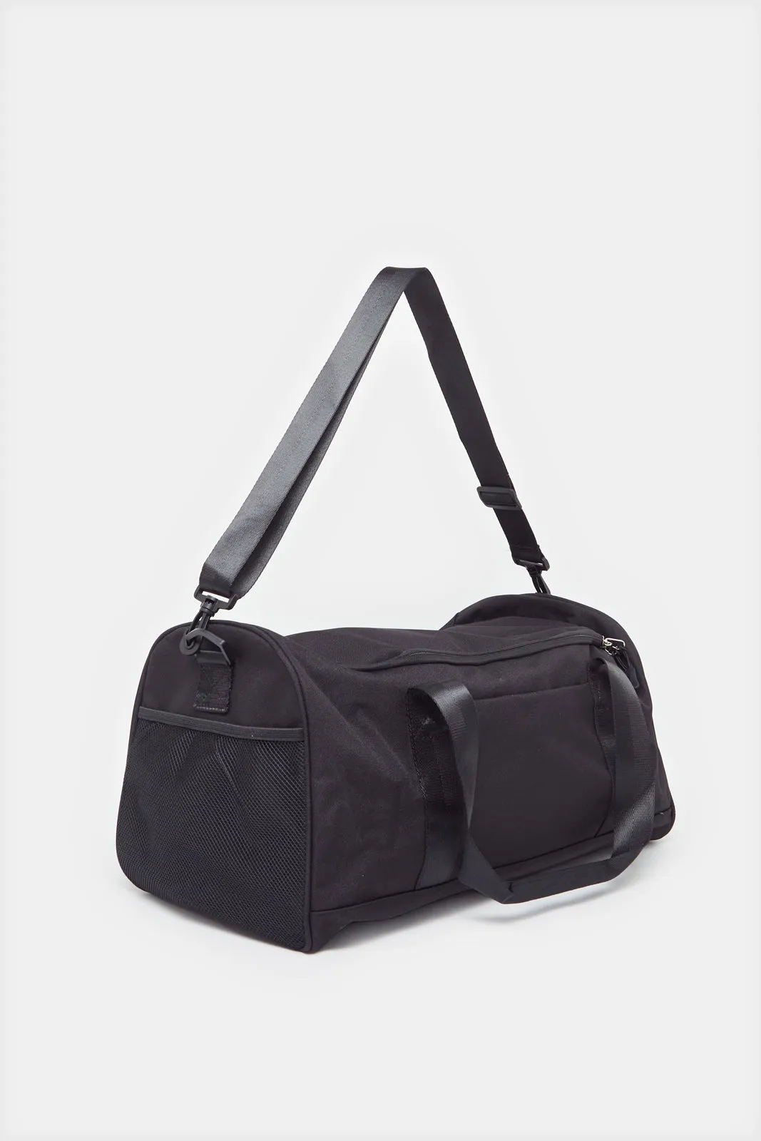 Black Plian Multifunction Duffle Bag