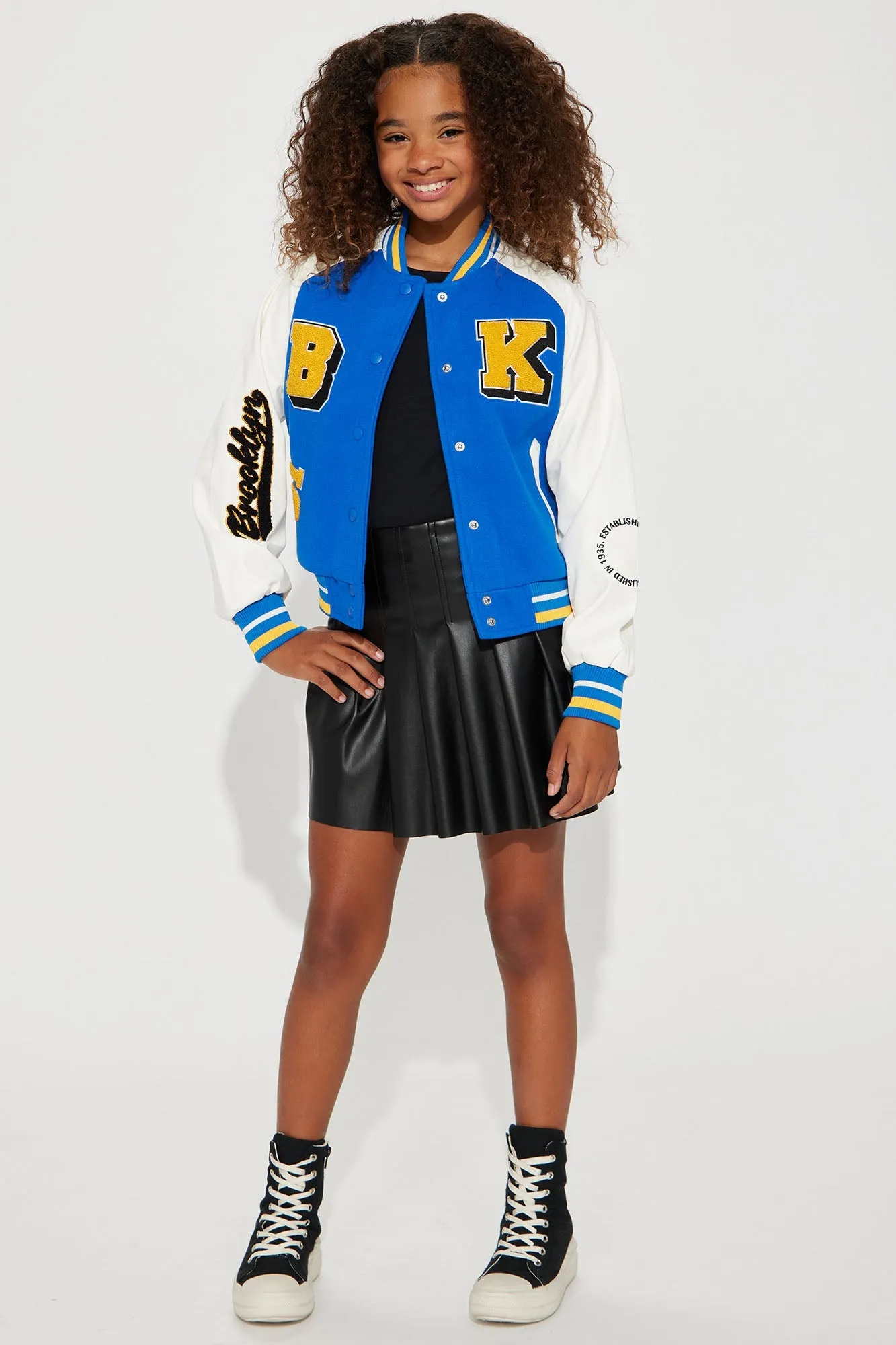 BlackTree Mini Wool Varsity Jacket