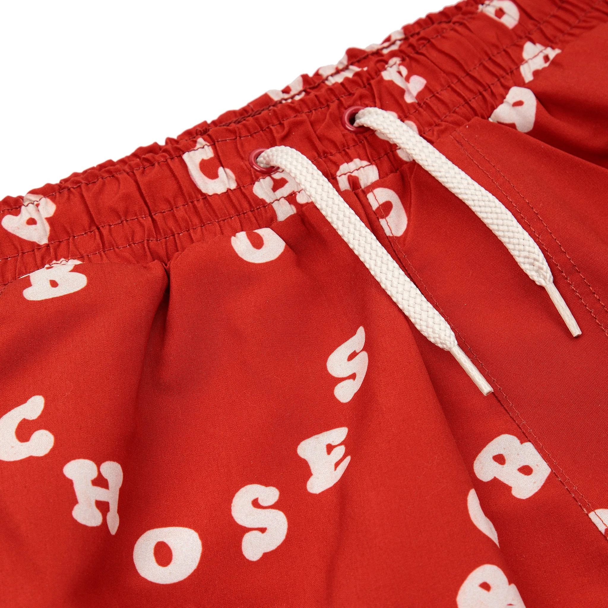 Bobo Choses Child Circle Logo All Over Swim Shorts Red