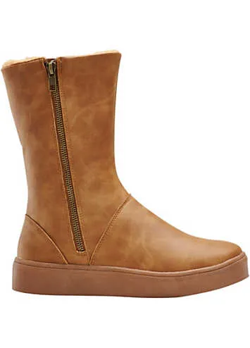 bonprix Zipped Winter Boots