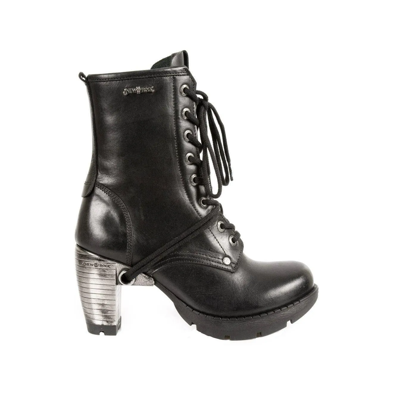 Boots | New Rock Ladies Leather Gothic Trail Boots- TR001-S1 | New Rock