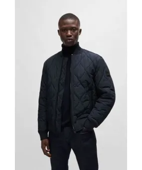 Boss Water-repellent jacket with onion quilting