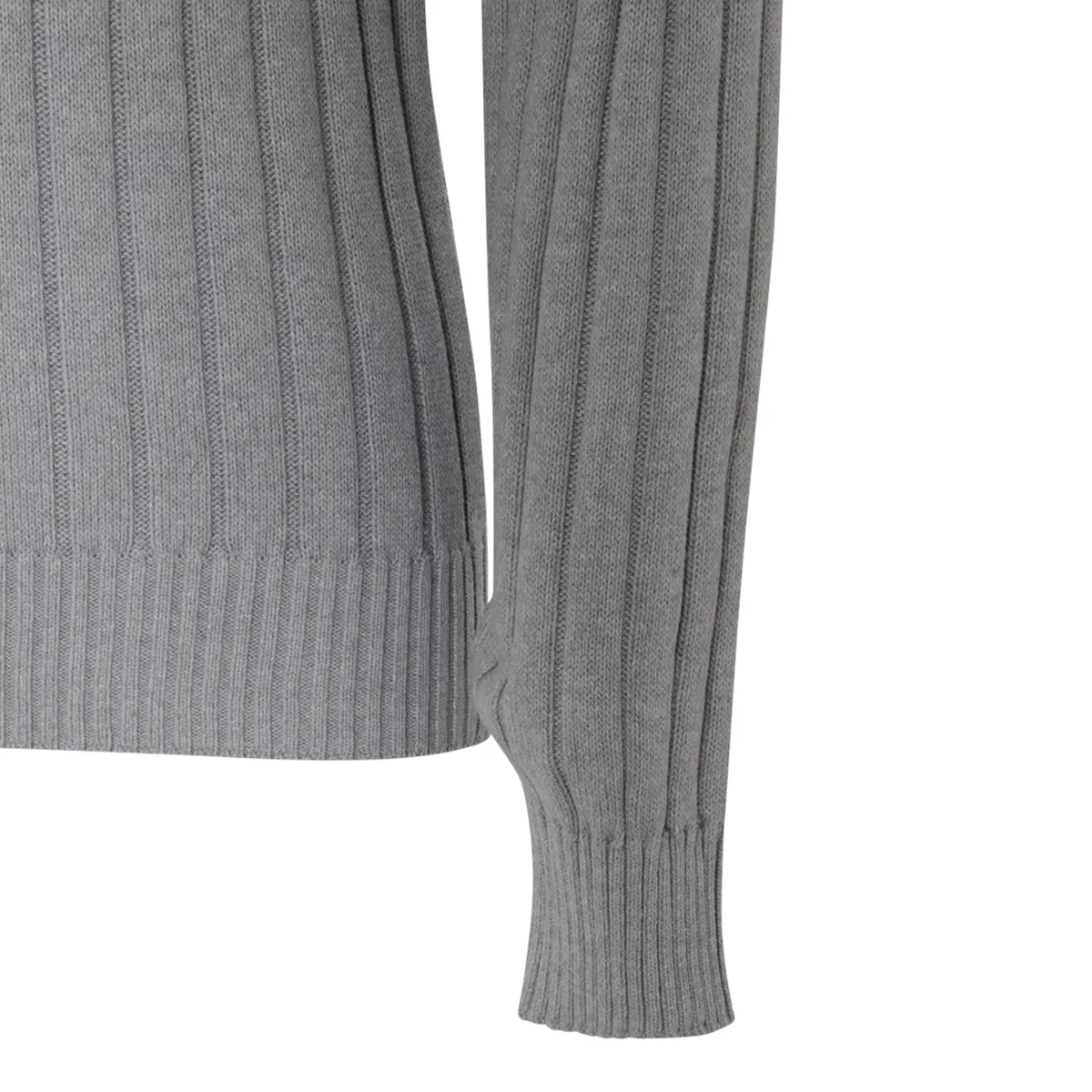 BRUNELLO CUCINELLI  |Crew Neck Stripes Wool Street Style Long Sleeves Logo