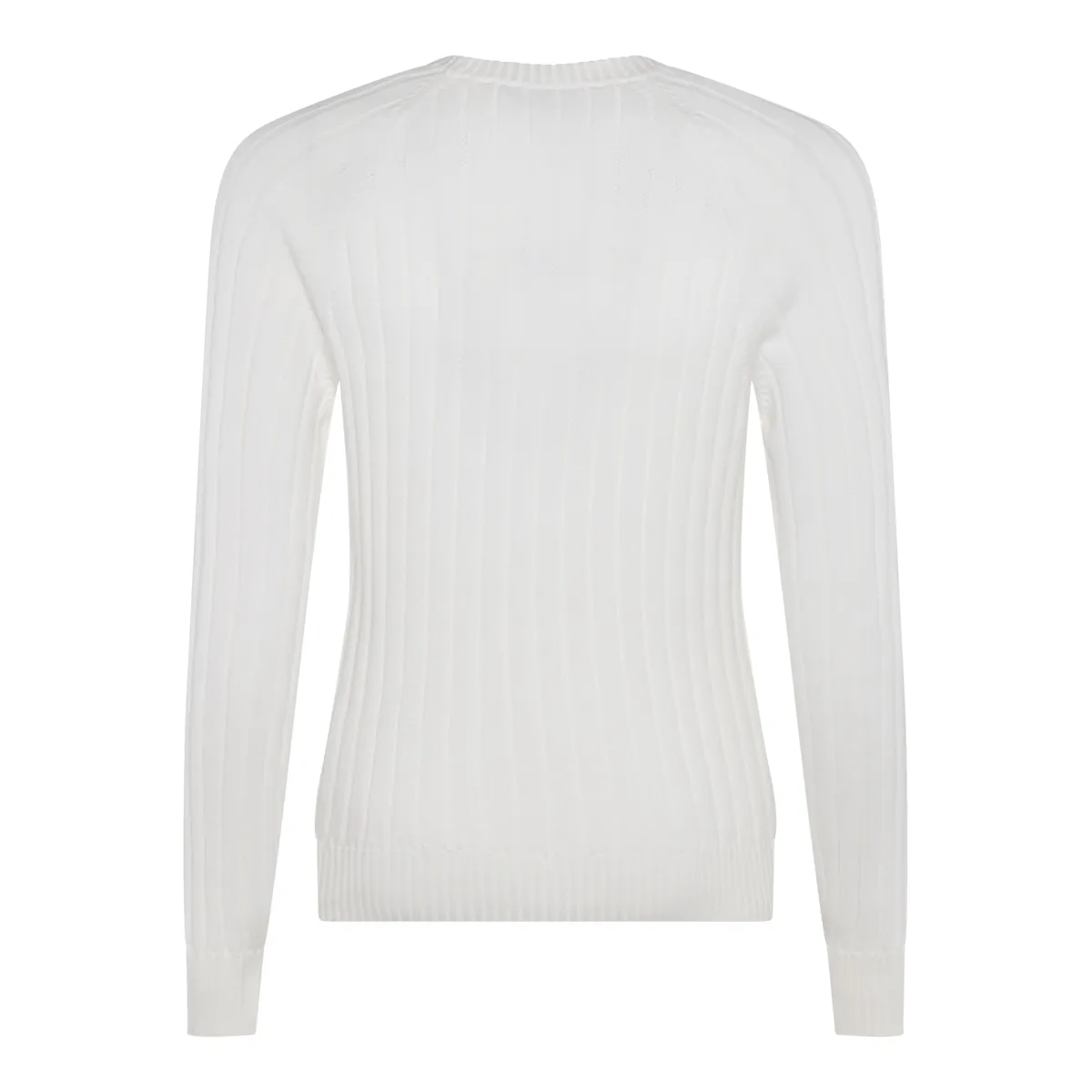 BRUNELLO CUCINELLI  |Crew Neck Stripes Wool Street Style Long Sleeves Logo