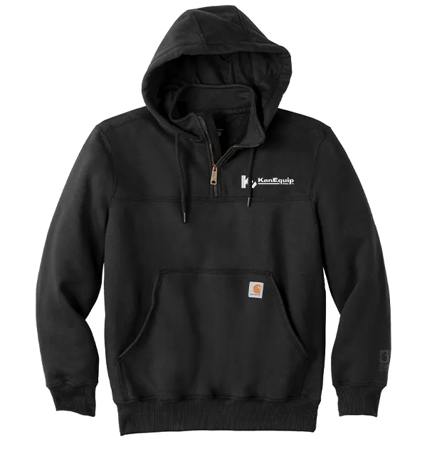 Carhartt  Rain Defender  Paxton Heavyweight Hooded Zip Mock Sweatshirt