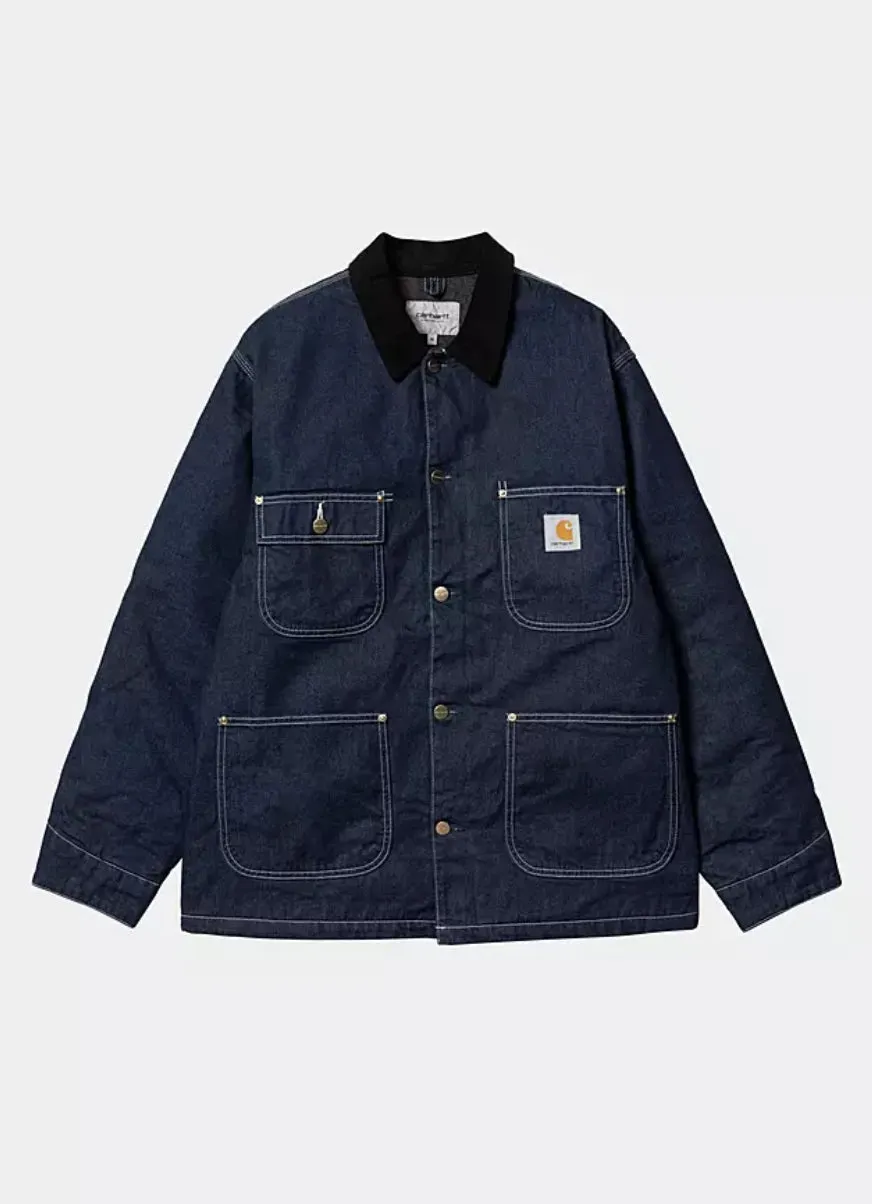 Carhartt WIP OG Chore Coat Blue/Black (One Wash) (In Store Pickup Only)