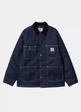 Carhartt WIP OG Chore Coat Blue/Black (One Wash) (In Store Pickup Only)