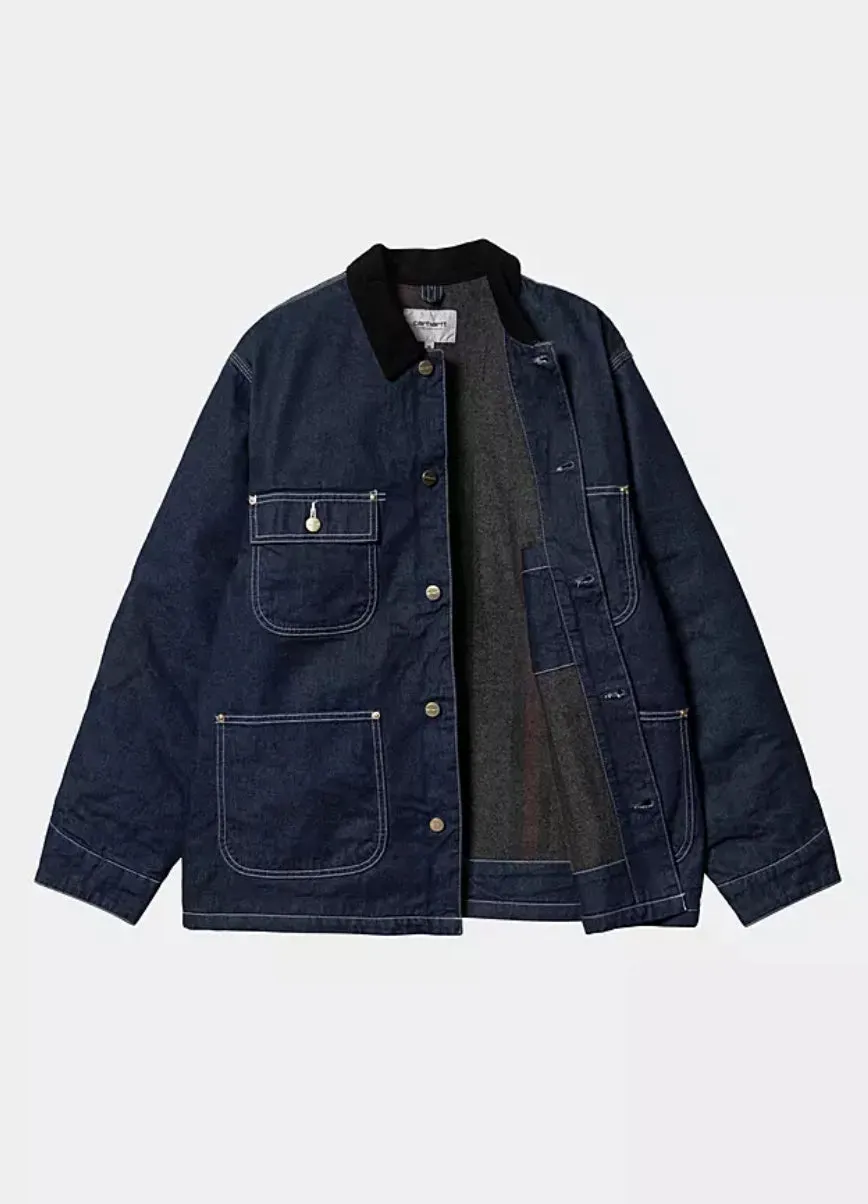 Carhartt WIP OG Chore Coat Blue/Black (One Wash) (In Store Pickup Only)