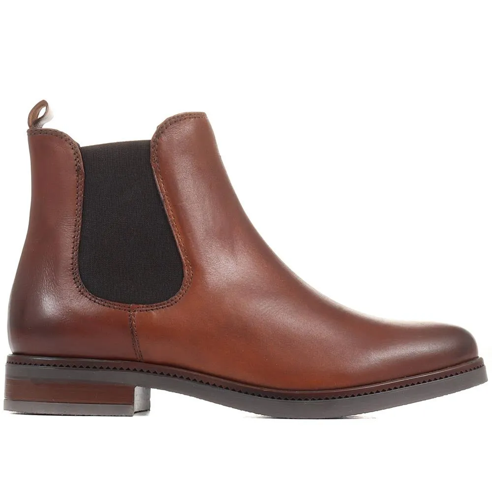 Carlotta Leather Chelsea Boots - CARLOTTA / 320 550