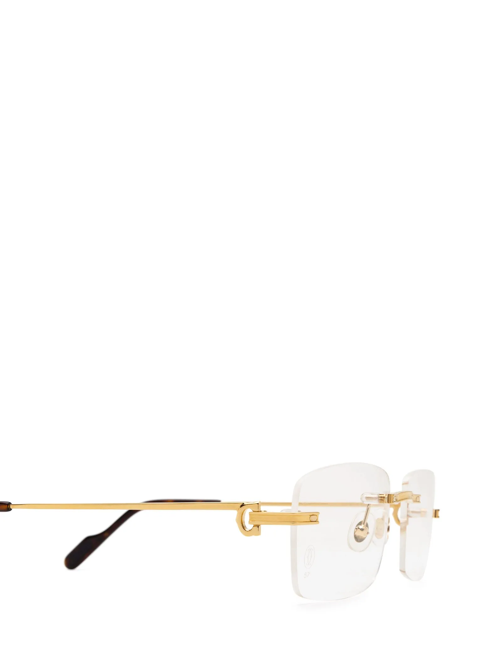 Cartier Rectangular Frame Glasses