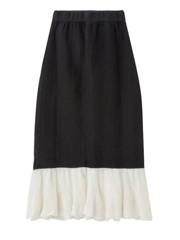 Chambrey Cutout Skirt