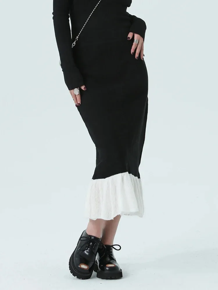 Chambrey Cutout Skirt