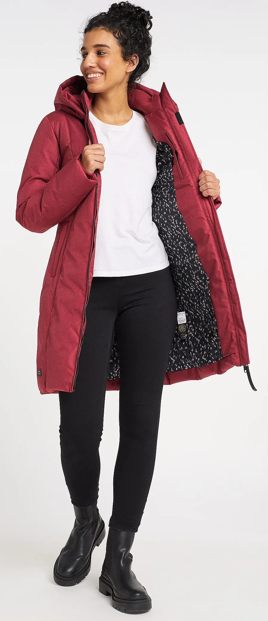 coat Ragwear Amarri - 4055/Wine Red - women´s