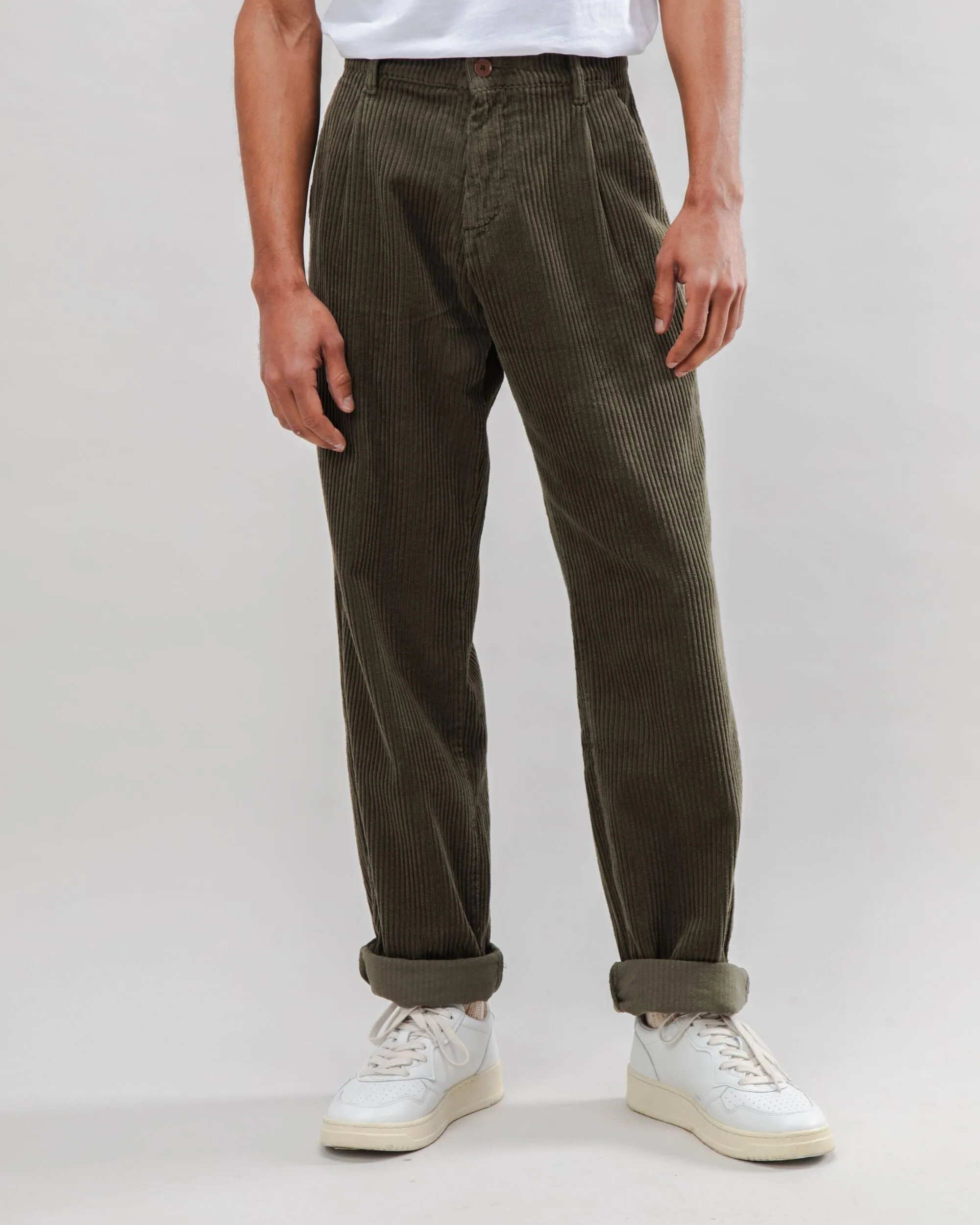 Corduroy Chino Pant Stone Green