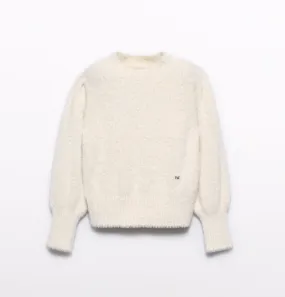 Cream Fuzzy Sweater