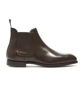 Crockett & Jones Chelsea Dark Brown Wax Calf Boot