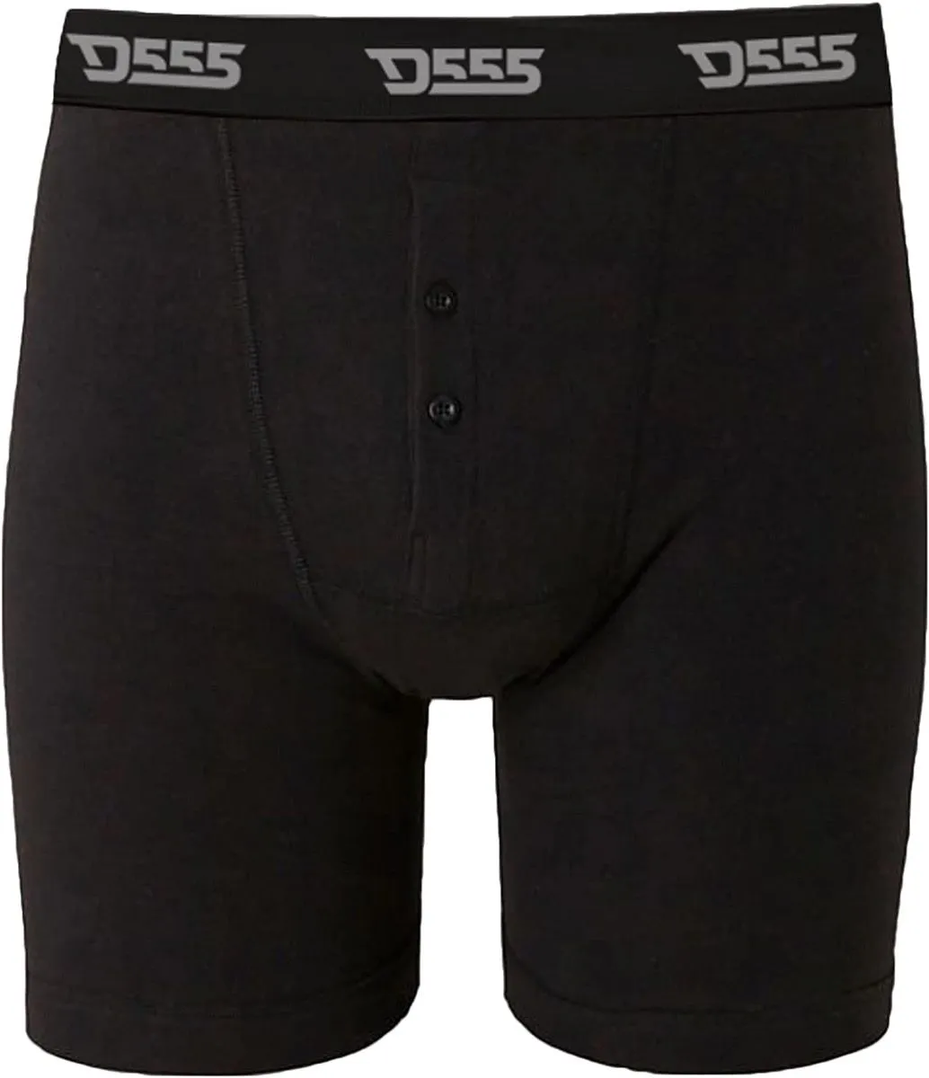 D555 Driver 3-Pack Boxer Shorts Black