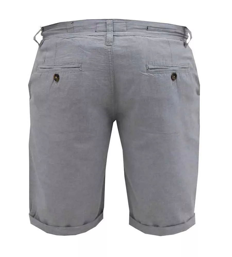 D555 Mens Grey Oxford Chino Shorts (NEWGATE)