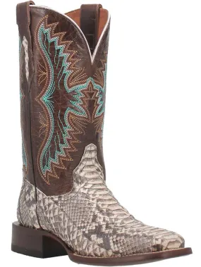 Dan Post DP4168 Womens Rynna Python Leather Boot Natural