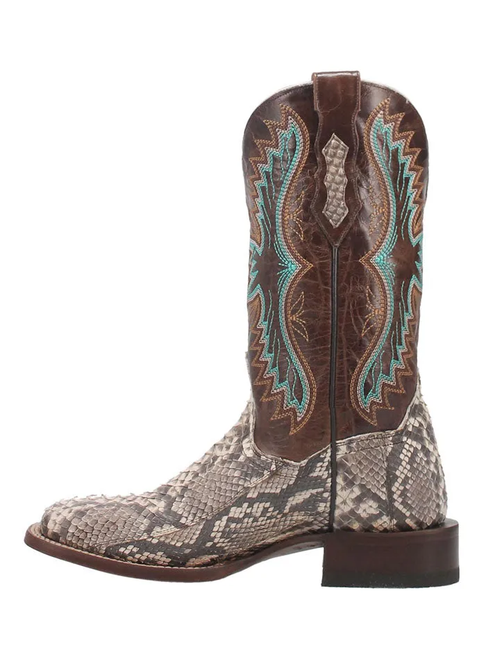 Dan Post DP4168 Womens Rynna Python Leather Boot Natural