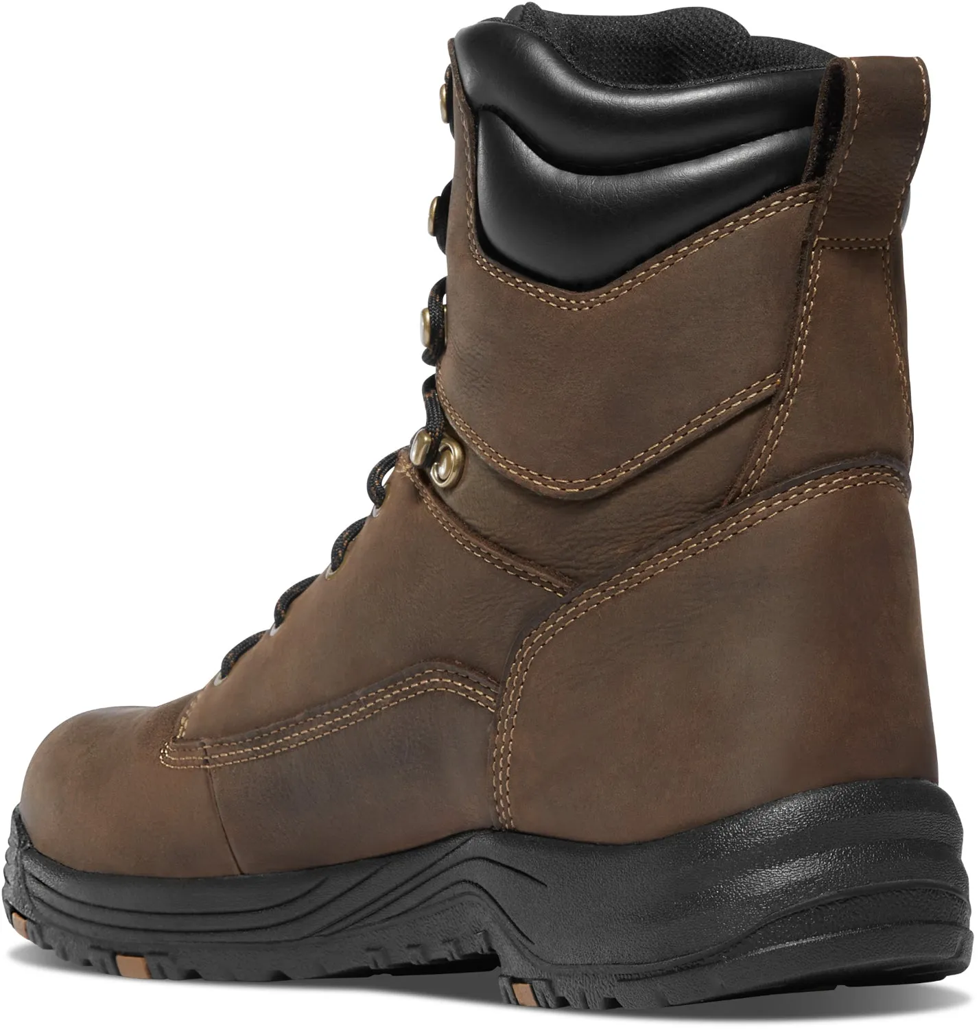 Danner Mens Caliper 8in 400G Brown Leather Work Boots