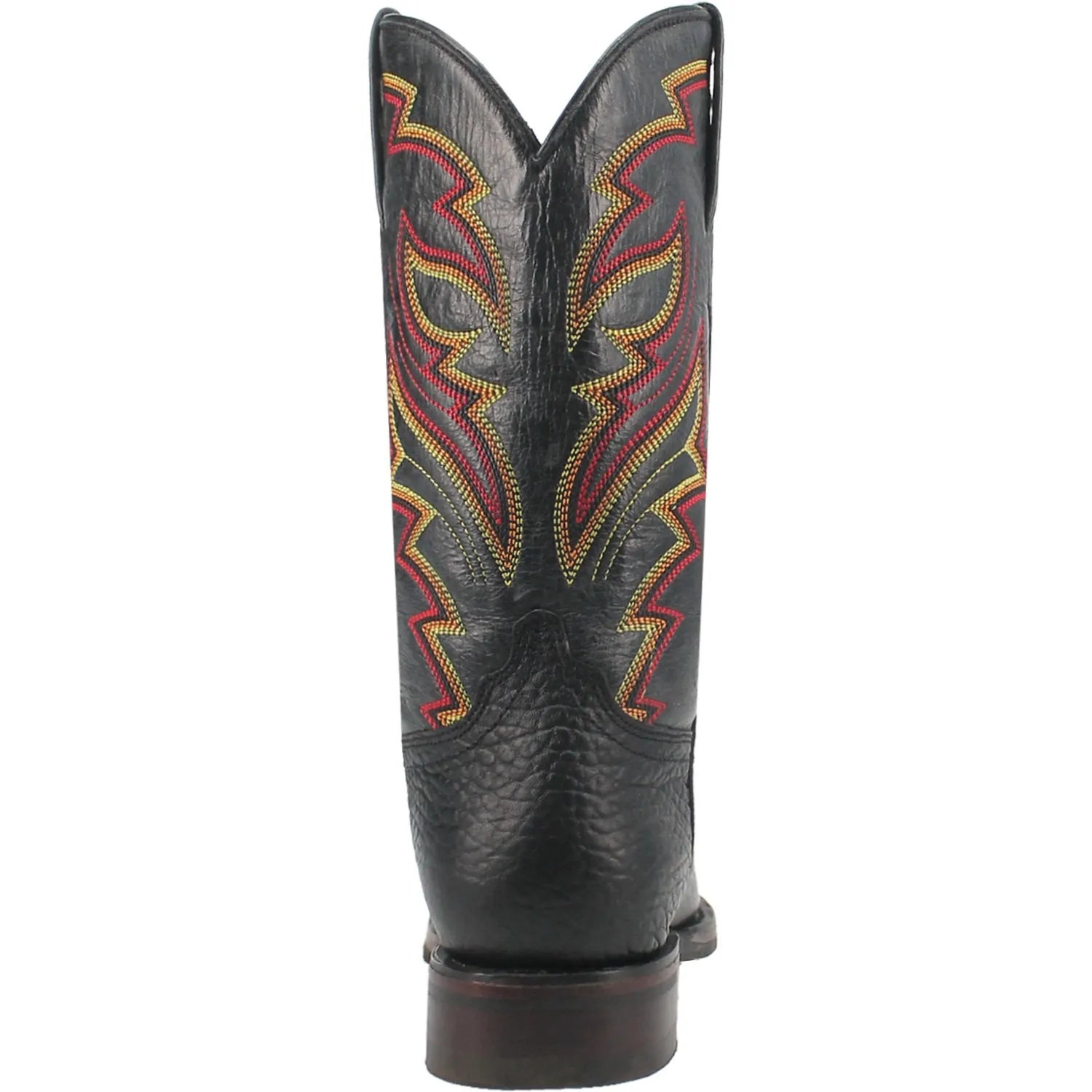 Dingo Mens Young Gun Black Leather Cowboy Boots