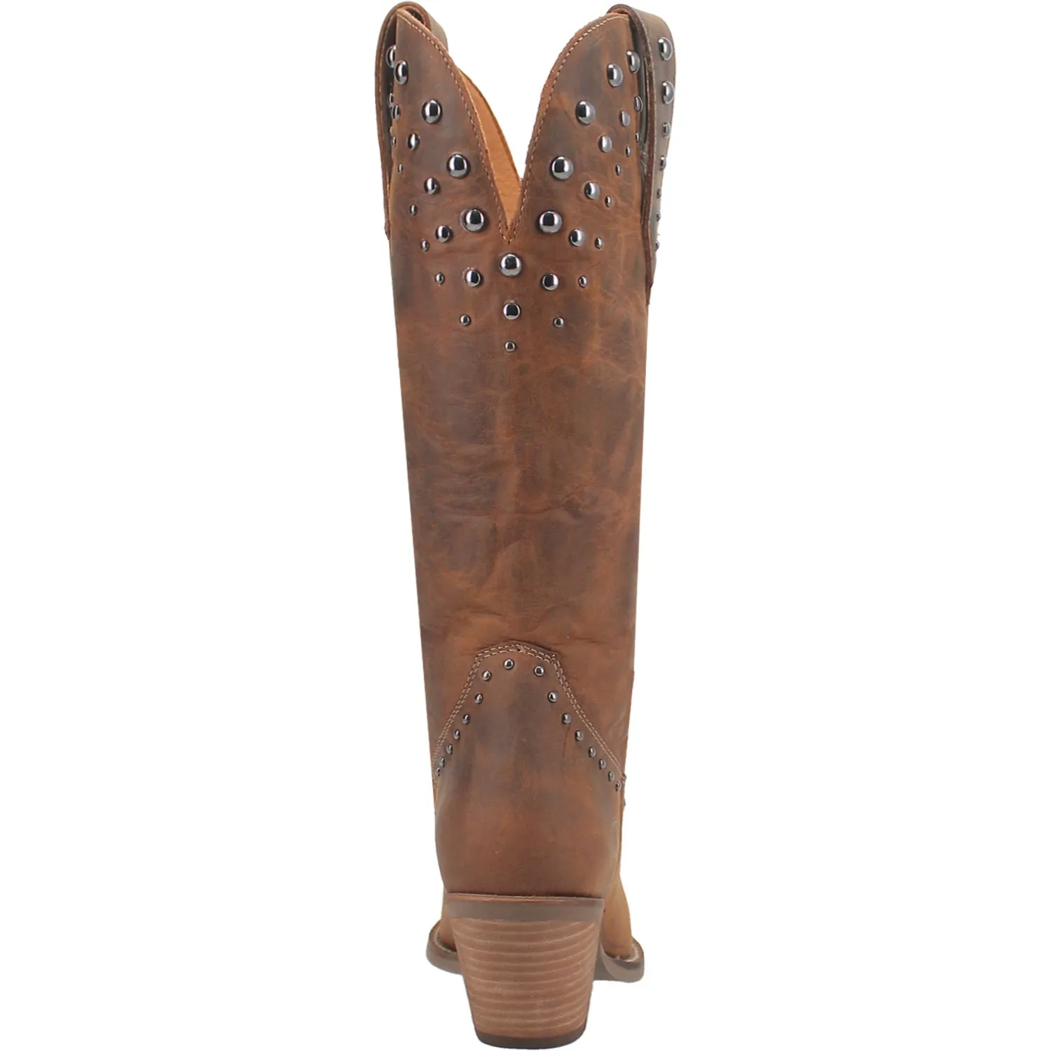 Dingo Womens Talkin Rodeo Brown Leather Fashion Boots