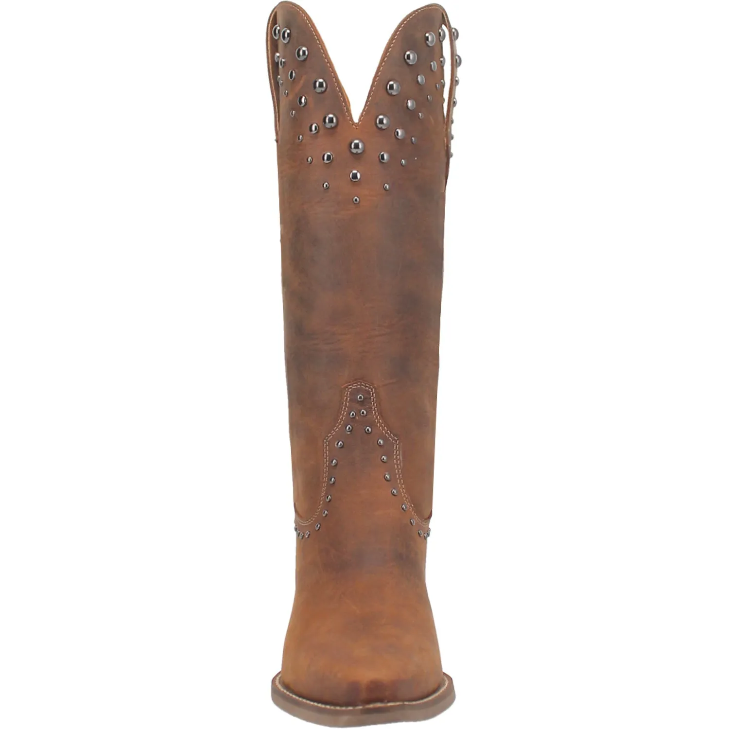 Dingo Womens Talkin Rodeo Brown Leather Fashion Boots