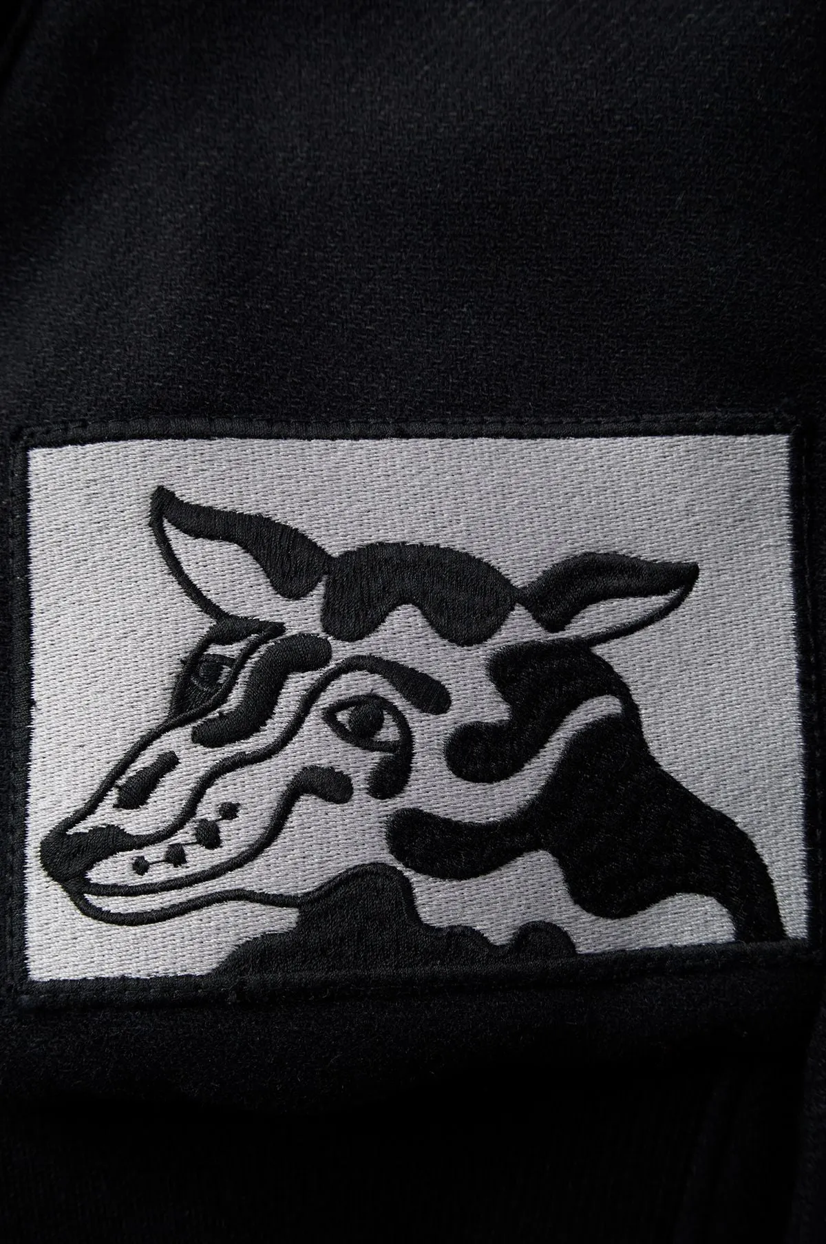 Dog Faced Varsity Jacket Black