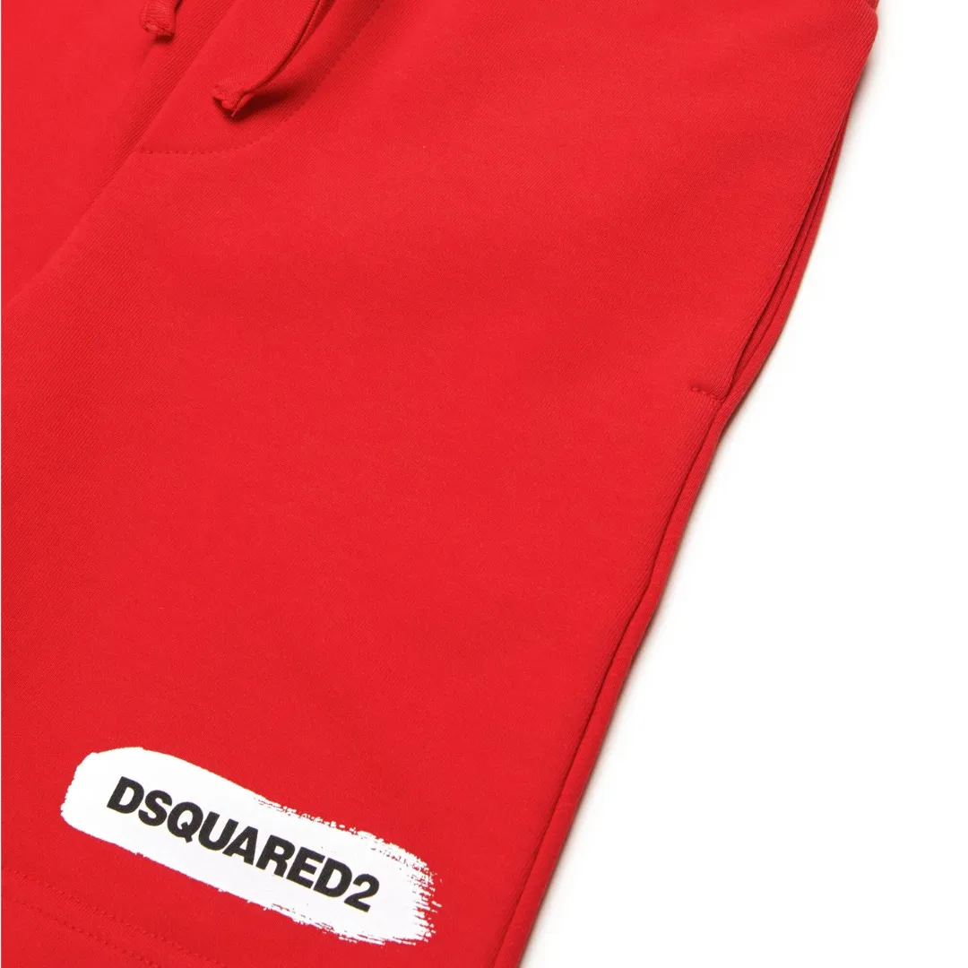 Dsquared Shorts Logo Red