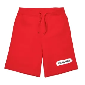 Dsquared Shorts Logo Red