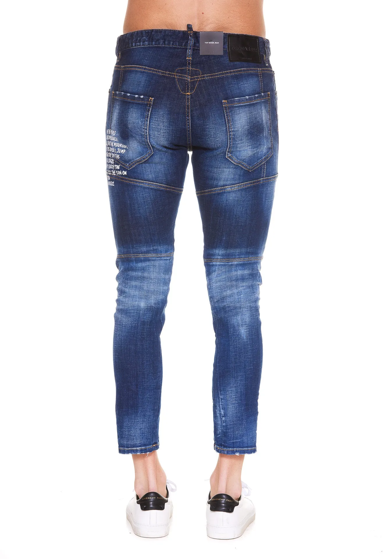 Dsquared2 Whiskering Effect Slim-Cut Jeans