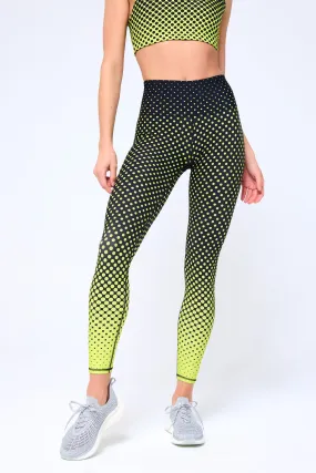 DuoKnit Leggings in Pepperoncini Halftone Ombre