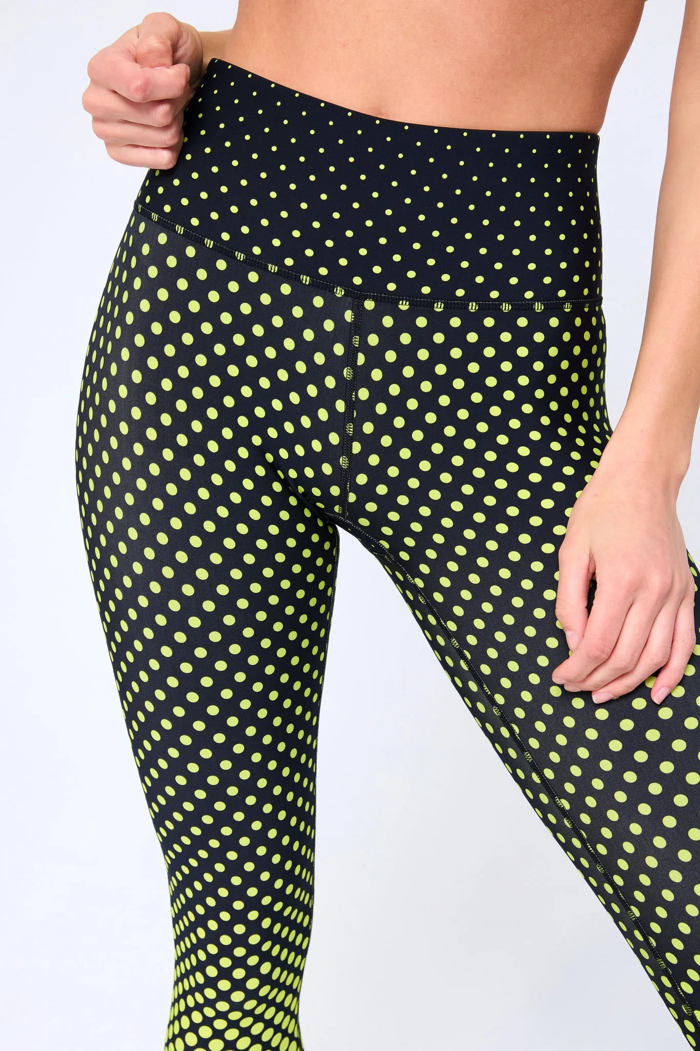 DuoKnit Leggings in Pepperoncini Halftone Ombre