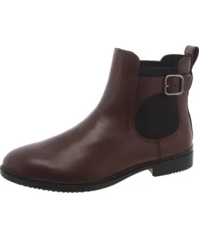 ECCO Womens Leather Buckle Chelsea Boots