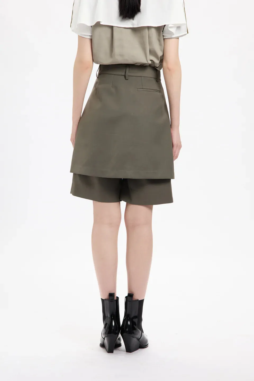 Elegant Shorts Olive