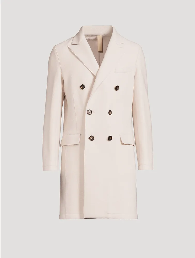 ELEVENTY Wool Double-Breasted Coat